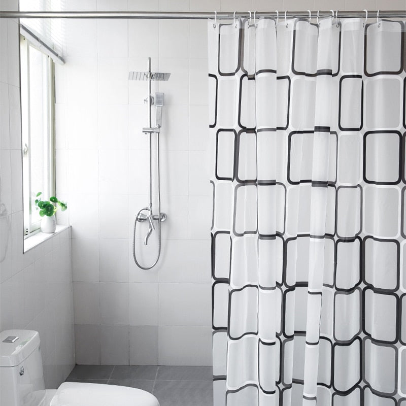 Bathroom Shower Curtain 3D Waterproof Mildew proof PEVA Bath Curtain Shower Curtains Environmental Toilet Door Curtain