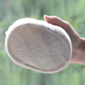 Natural Loofah Sponge Bath Ball Shower Rub Bath Shower Wash Body Pot Sponge Scrubber Durable Healthy Massage Brush