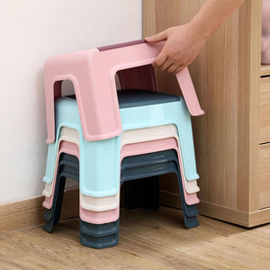 Household Plastic Small Stool Living Room Non-slip Bath Bench Children Step Stool Changing Shoes Stools Kids Furniture Ottoman