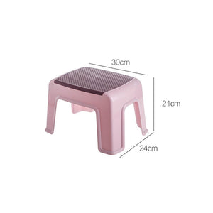 Household Plastic Small Stool Living Room Non-slip Bath Bench Children Step Stool Changing Shoes Stools Kids Furniture Ottoman