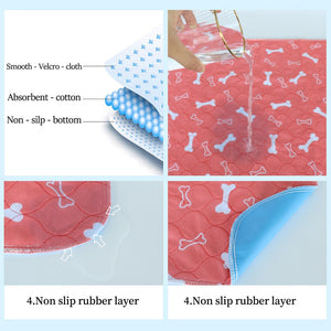 Reusable Washable Dog Pee Pad Absorbent, Non Slip Dog Camping Mat For Dogs  And Cats From Chinaledworld, $6.3