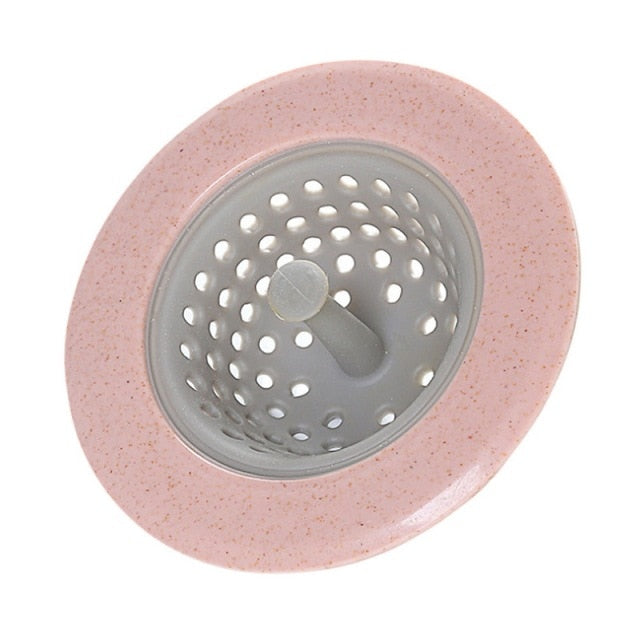 4 color Silicone Kitchen Sink Strainer Stopper Drain Hole Sink Strainer Bathroom Drain Hair Catcher Sink Strainer Tool