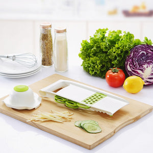 Vegetable Slicer Multi Cutter Grater With 5 Blades Multi-Function Kitchen Gadgets And Accessories