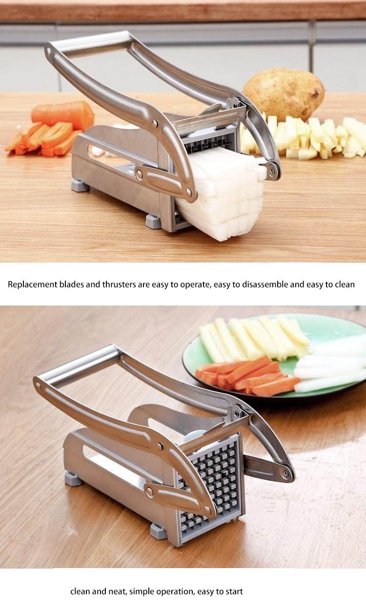 Non-slip Potato Slicer Cutting French Fries Best Value Stainless Steel Does Not Use Home Cutting Machine Cucumber