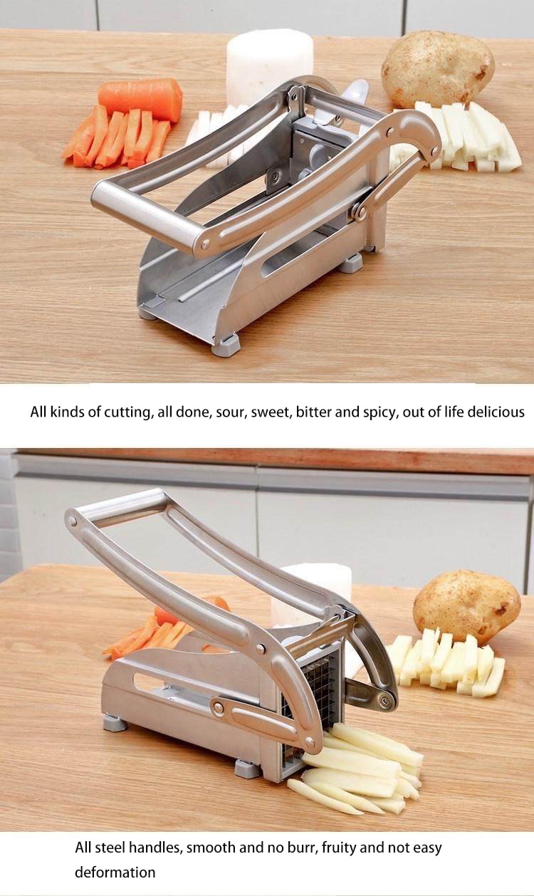 Non-slip Potato Slicer Cutting French Fries Best Value Stainless Steel Does Not Use Home Cutting Machine Cucumber