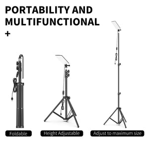 Multifunction Portable LED Camping Lantern Adjsutable Tripod Stand Pole Outdoor Work  BBQ USB Light Powerful Light