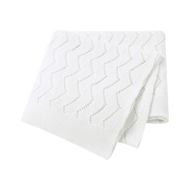 Baby Blankets Knitted Newborn Infant Bebes Summer Breathable Sleeping Covers for Stroller Bed Sofa Multifunction Children Quilts