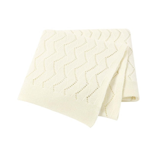Baby Blankets Knitted Newborn Infant Bebes Summer Breathable Sleeping Covers for Stroller Bed Sofa Multifunction Children Quilts
