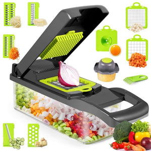 Vegetable Slicer Multi Cutter Grater With 5 Blades Multi-Function Kitchen Gadgets And Accessories