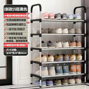 Simple Multilayer Shoe Cabinets Easy to Install Shoes Rack Organizer Reinforced Steel Tube Shoe Rack Home Furniture Modern 2021