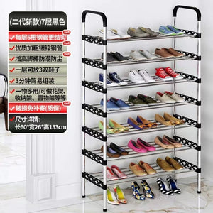 Simple Multilayer Shoe Cabinets Easy to Install Shoes Rack Organizer Reinforced Steel Tube Shoe Rack Home Furniture Modern 2021