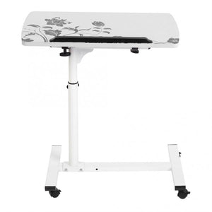 Removable Laptop Desk With Mute Pulley Liftable Desk Multi-purpose Bedside Table Storage Rack End Table Office furniture
